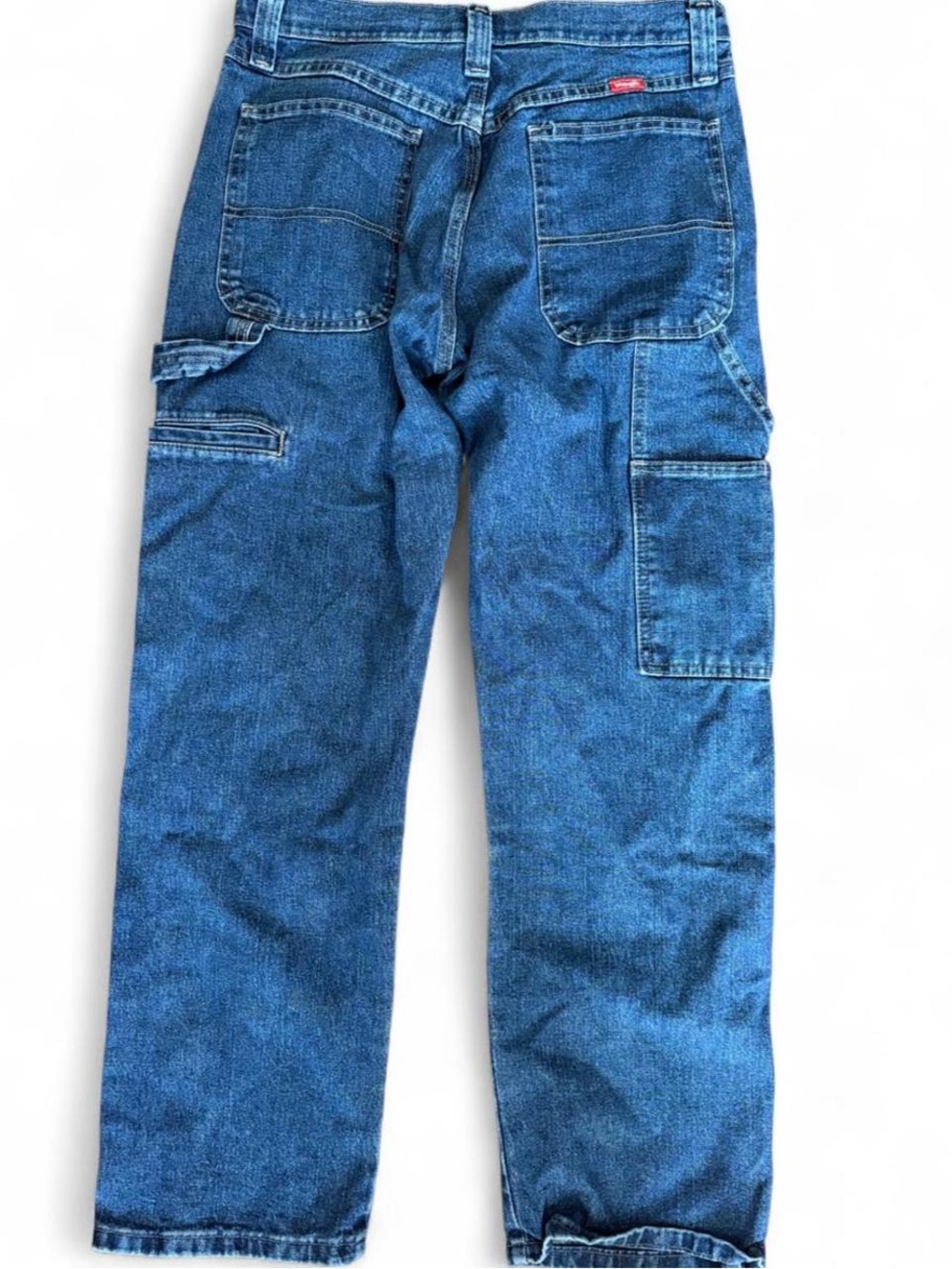 Wrangler Blue Cargo Carpenter Jeans